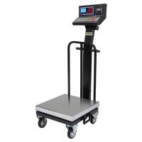 باسکول محک ۲۰۰ کیلوگرم مدل ۱۳۰۰۰ پلاس سینی استیل چرخدار