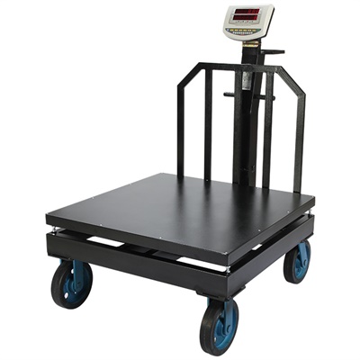 باسکول محک 1500 کیلوگرم سینی 120×120 مدل MDS13000 چرخدار