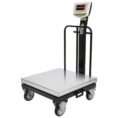 باسکول محک 500 کیلوگرم سینی استیل مدل MDS13000 چرخدار